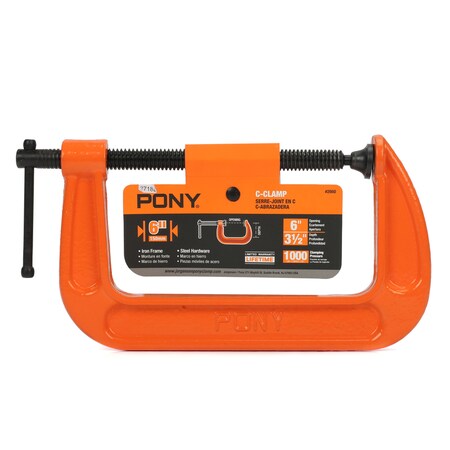 Pony Jorgenson C-Clam Hby 6"X3.5"1000Lb 2660